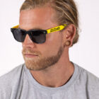 Haltech Sunglasses Black and Yellow