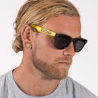 Haltech Sunglasses Black and Yellow