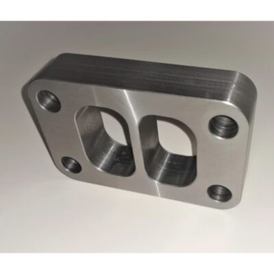 (1 THICK) T3 Twin Scroll Divided Inlet Turbo Spacer Flange