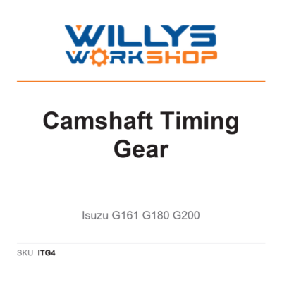 Camshaft Timing Gear - Isuzu G161 G180 G200