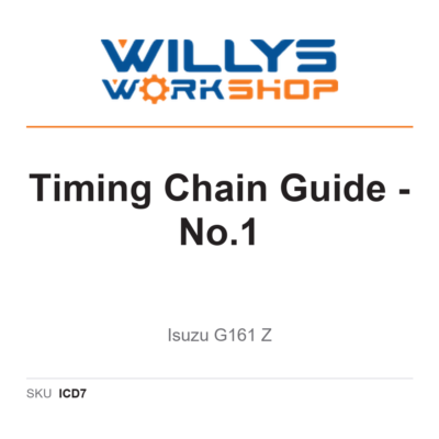 Timing Chain Guide – No.1 - Isuzu G161 Z