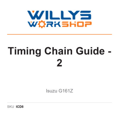 Timing Chain Guide – 2 - Isuzu G161Z