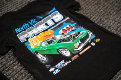 North Vic Parts Women’s Tee – Green Ute Design
