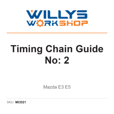 Timing Chain Guide No: 2 - Mazda E3 E5