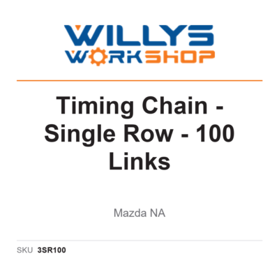 Timing Chain – Single Row – 100 Links - Mazda NA