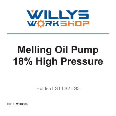 Melling Oil Pump 18% High Pressure - Holden LS1 LS2 LS3