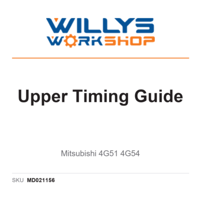 Genuine Upper Timing Guide - Mitsubishi 4G51 4G54