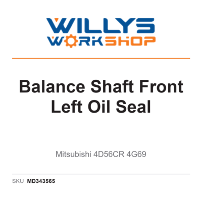 Genuine Balance Shaft Front Left Oil Seal - Mitsubishi 4D56CR 4G69