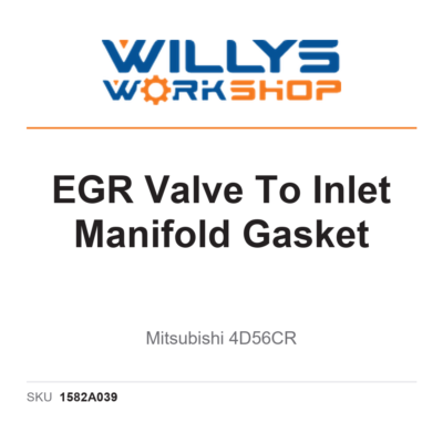 Genuine EGR Valve To Inlet Manifold Gasket - Mitsubishi 4D56CR