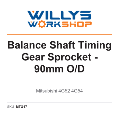Balance Shaft Timing Gear Sprocket – 90mm O/D - Mitsubishi 4G52 4G54