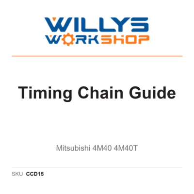 Timing Chain Guide - Mitsubishi 4M40 4M40T