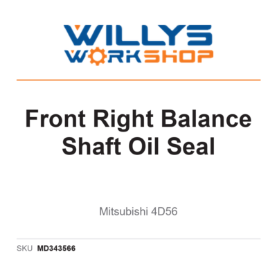 Genuine Front Right Balance Shaft Oil Seal - Mitsubishi 4D56