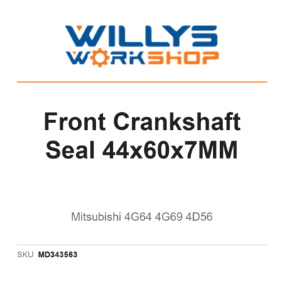 Genuine Front Crankshaft Seal 44x60x7MM - Mitsubishi 4G64 4G69 4D56