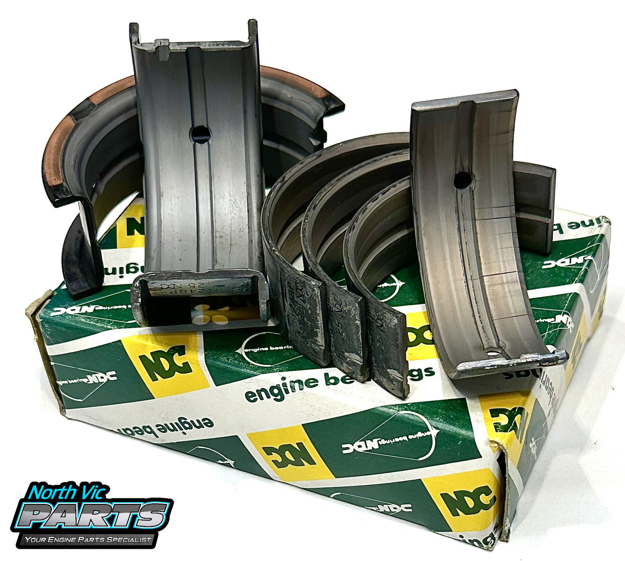 NDC Main Bearing Set - Subaru EA71 1.6L Flat-4 OHV 8V