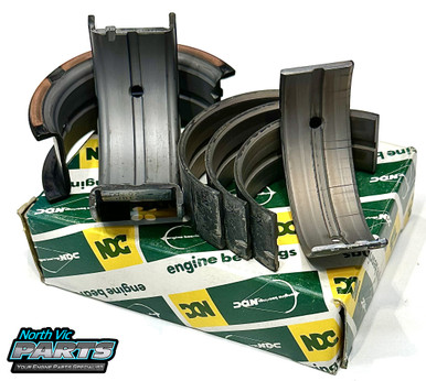 NDC Main Bearing Set - Subaru EA71 1.6L Flat-4 OHV 8V