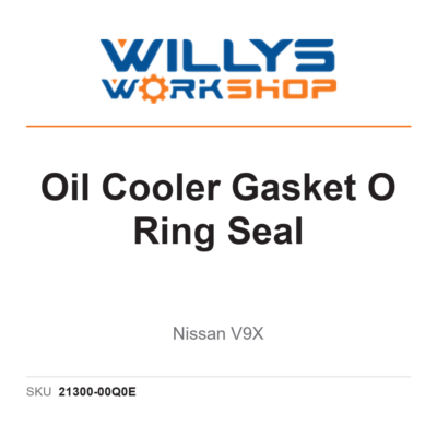 Genuine Oil Cooler Gasket O Ring Seal - Nissan V9X