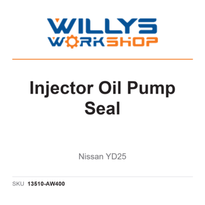 Genuine Injector Oil Pump Seal - Nissan YD25