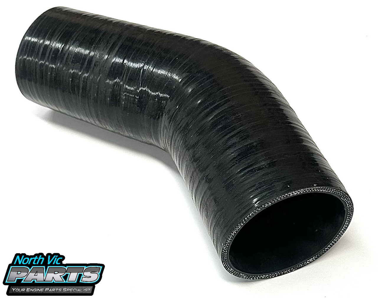 Silicone Hose - 89MM - 45Degree - 200MM Tails - Ends 3 Ply