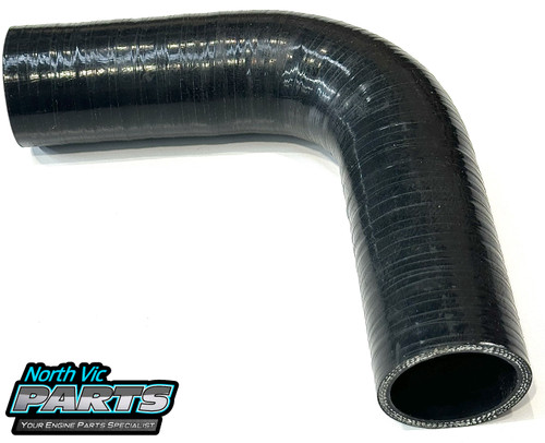 Silicone Hose - 89MM - 90Degree - 200MM Tails - Ends 3 Ply