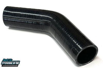 Silicone Hose - 89MM - 45Degree - 200MM Tails - Ends 3 Ply