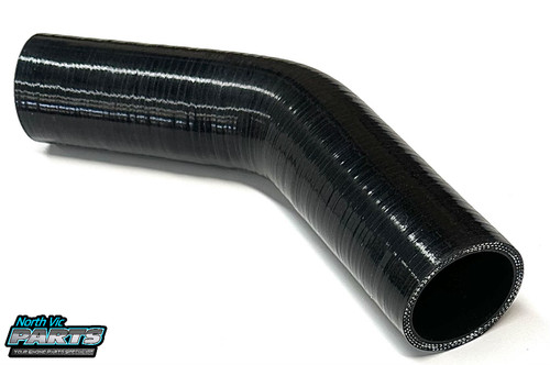 Silicone Hose - 89MM - 45Degree - 200MM Tails - Ends 3 Ply