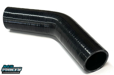 Silicone Hose - 63.5MM - 45Degree - 200MM Tails - Ends 3 Ply