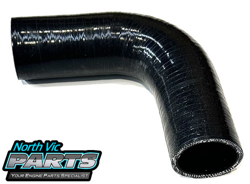 Silicone Hose - 89MM - 90Degree - 200MM Tails - Ends 3 Ply