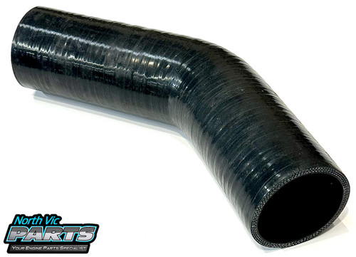 Silicone Hose - 76MM - 45Degree - 200MM Tails - Ends 3 Ply