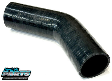 Silicone Hose - 76MM - 45Degree - 200MM Tails - Ends 3 Ply