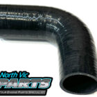 Silicone Hose - 76MM - 90Degree - 200MM Tails - Ends 3 Ply
