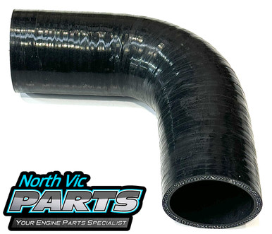 Silicone Hose - 76MM - 90Degree - 200MM Tails - Ends 3 Ply
