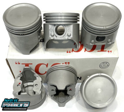 JCC Dish Top Piston Set - Mitsubishi 4G54