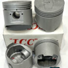 JCC Dish Top Piston Set - Mitsubishi 4G54