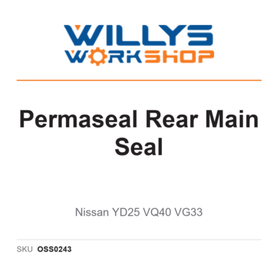 Permaseal Rear Main Seal - Nissan YD25 VQ40 VG33