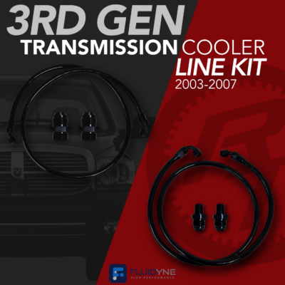 Fluidyne 3rd Gen Cooler Line Kit (03-07 48RE) Heater Bypass