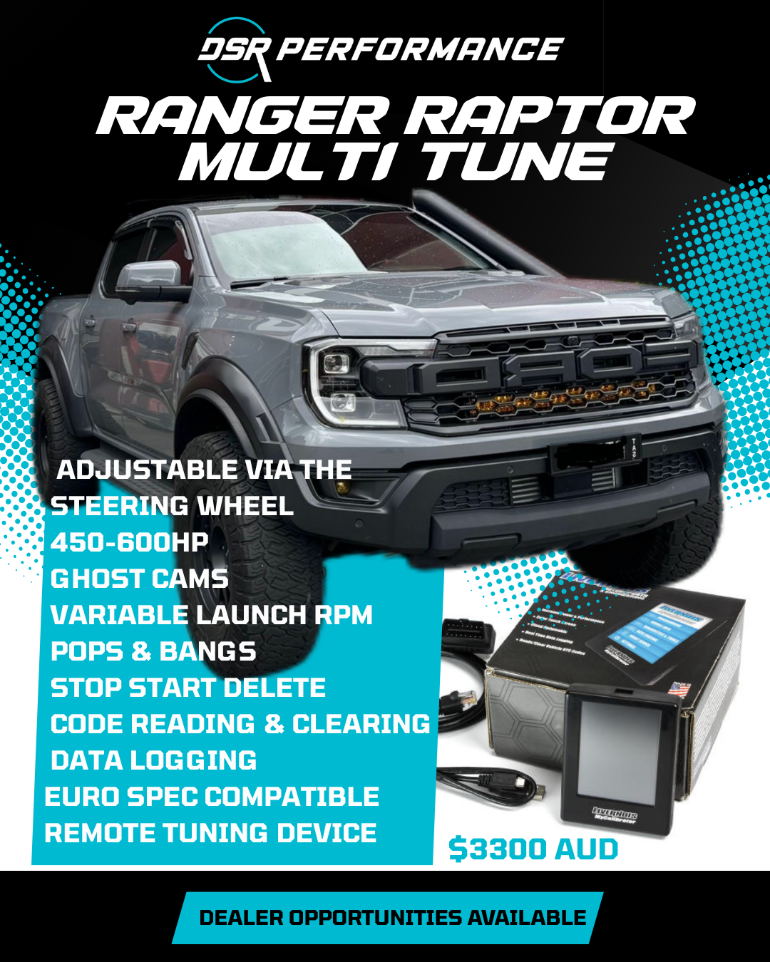 ranger_raptor_multi_tune Next Gen Ranger Raptor Remote Multi tune with flash device bundle