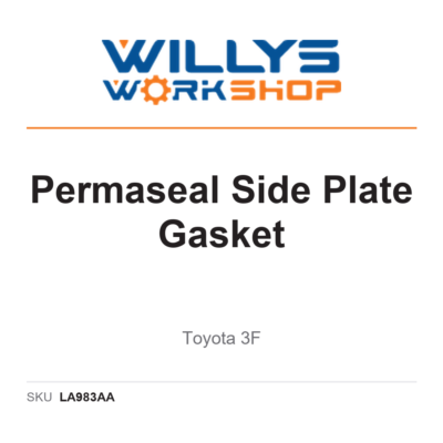 Permaseal Side Plate Gasket - Toyota 3F