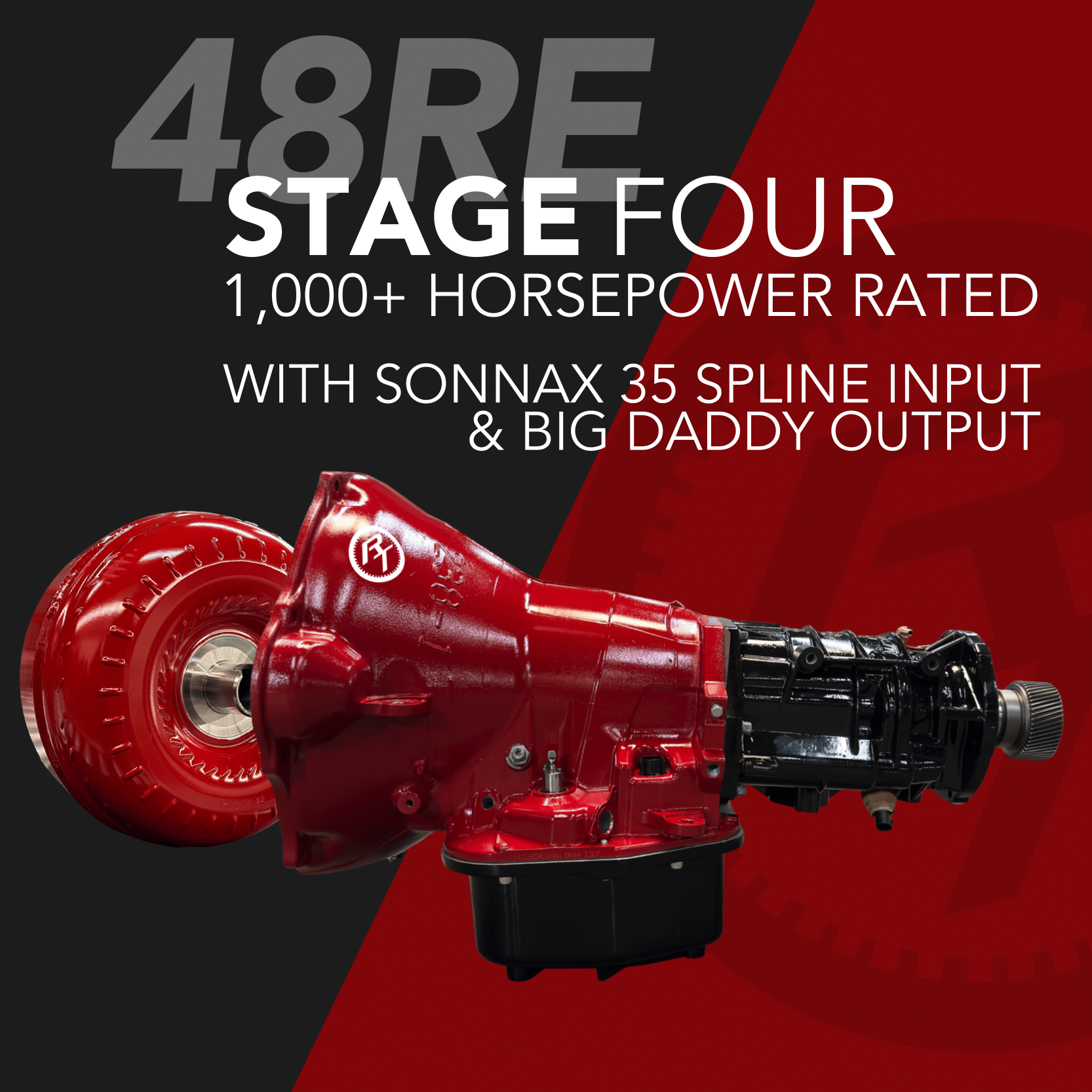 st4-48re-2026 48RE Transmission Stage 4 1,000HP+ w/ Sonnax Oversized Input Shaft