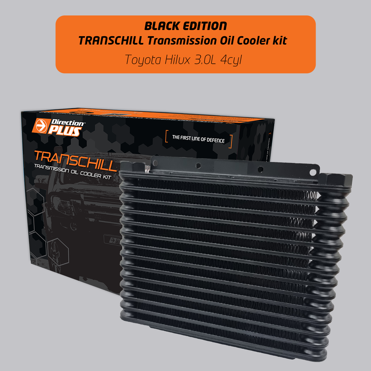 tcb612dpk-general-product-image TransChill Arctic Black Transmission Cooler Kit for TOYOTA HILUX N70 (TCB612DPK)