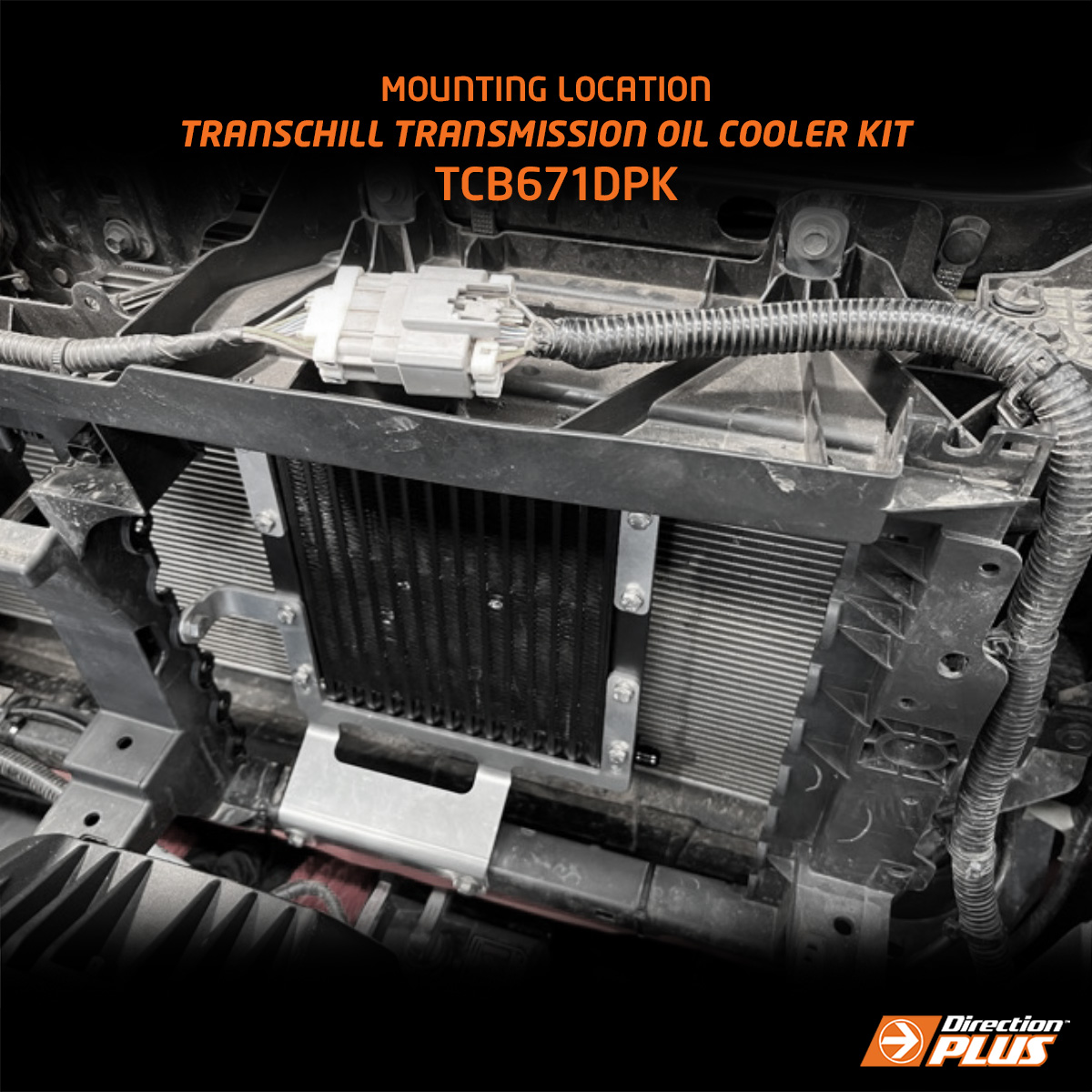 TransChill Arctic Black Transmission Cooler Kit FORD NEXT GEN RANGER / EVEREST (TCB671DPK)