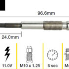 Tridon Glow Plug - Toyota 2H