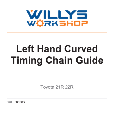 Left Hand Curved Timing Chain Guide - Toyota 21R 22R