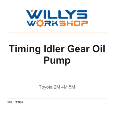Timing Idler Gear Oil Pump - Toyota 2M 4M 5M