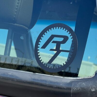 RT Logo Die Cut Decal – Black