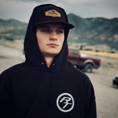 Retro Hoodie – Black