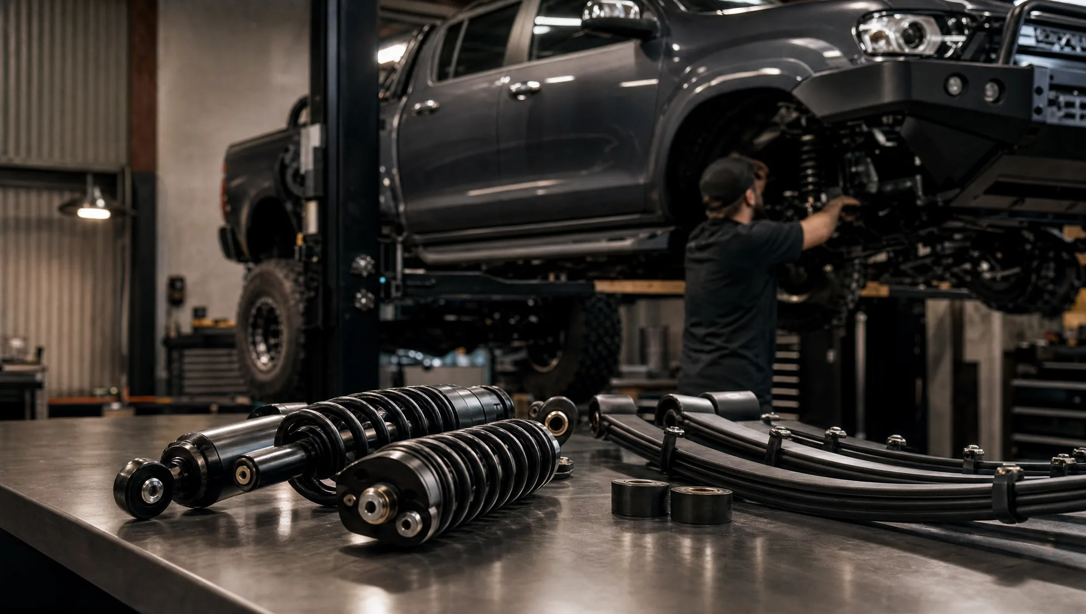 4WD diesel suspension upgrades and repair at Willys Workshop