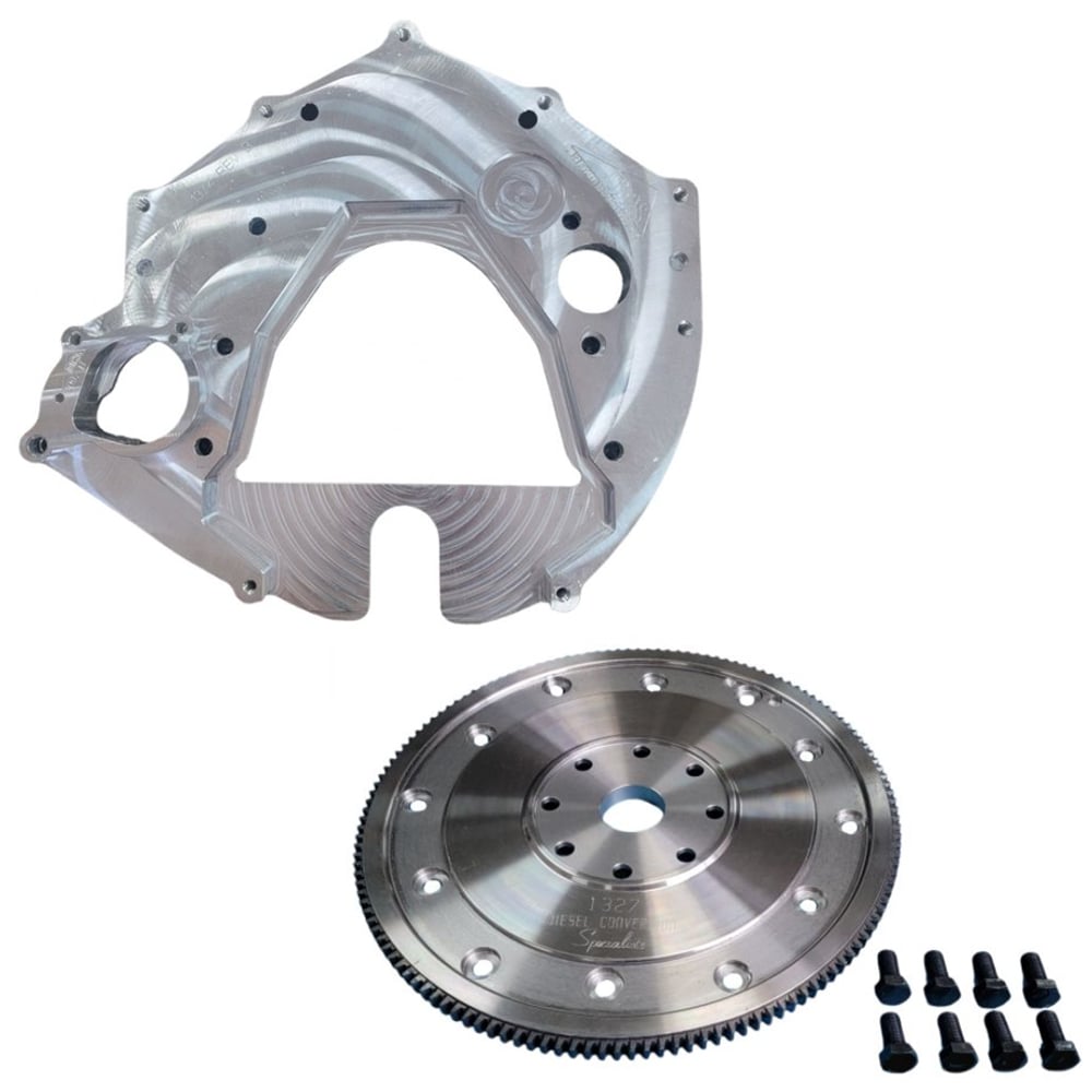 Adapter Plate & Flex Plate: 1989-2002 Cummins 12V/24V to 4L60E, 4L80E & Allison. Adapter Plate & Flex Plate: 1989-2002 Cummins 12V/24V to 4L60E, 4L80E & Allison.