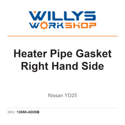 Genuine Heater Pipe Gasket Right Hand Side | Nissan YD25
