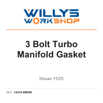 Genuine 3 Bolt Turbo Manifold Gasket | Nissan YD25