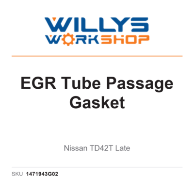 Genuine EGR Tube Passage Gasket | Nissan TD42T Late